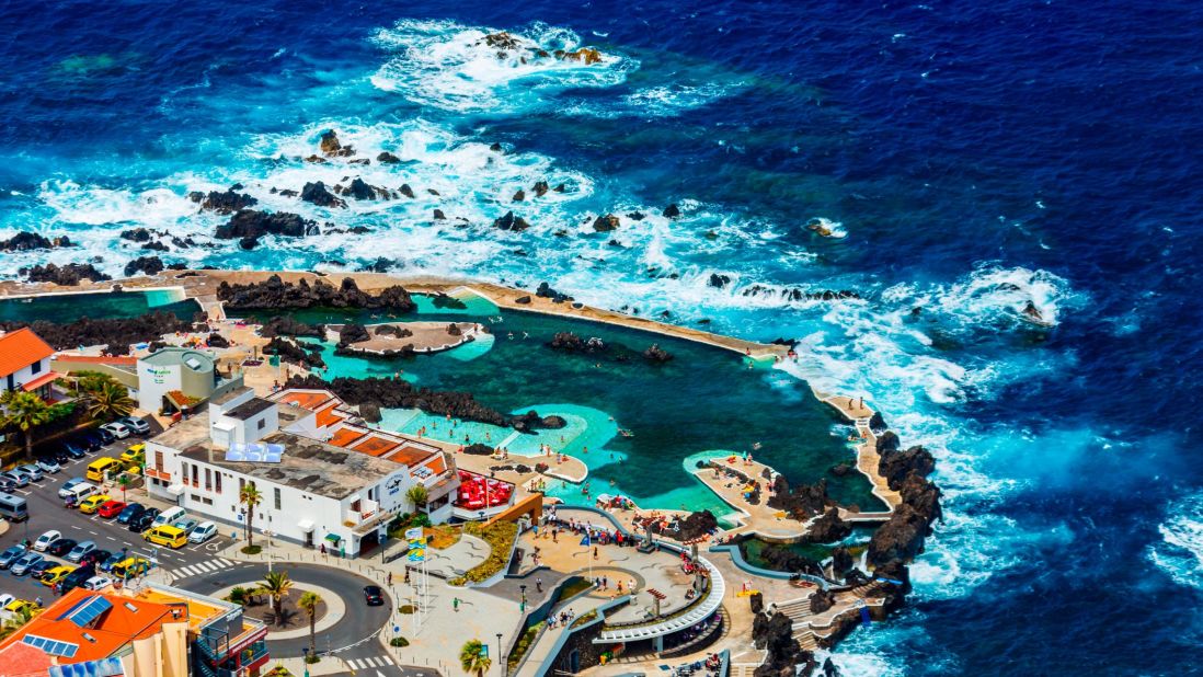 <strong>Porto Moniz, Madeira, Portugal: </strong>Formed over thousands of years by cooling volcanic lava, Porto Moniz's natural swimming pools are one of Madeira's biggest tourist attractions.