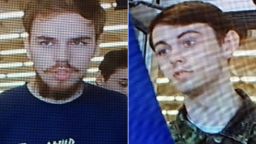 Kam McLeod, left, and Bryer Schmegelsky are being sought in the connection with the deaths of three people in British Columbia, Canada.