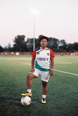 The photographer, who started out taking pictures of her local skateboarding community, also worked with Tibet's first-ever women's sports team when they visited Vancouver. 