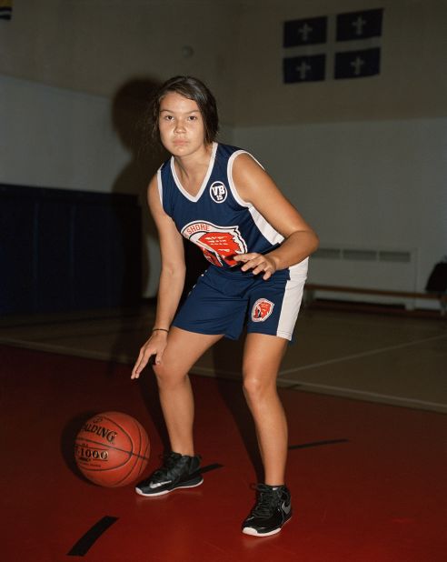Paterson spent a year working with the girls' half of the Junior All-Native Basketball Tournament in Vancouver. She says, "there's been a lot of buzz around the team, they're really killing it."