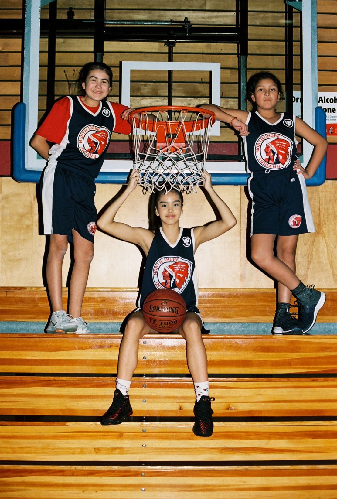 The Canadian photographer was invited to work with the basketball players by their sports coordinator as a way to keep them "pumped and engaged."