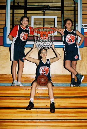The Canadian photographer was invited to work with the basketball players by their school as a way to keep them "pumped and engaged."
