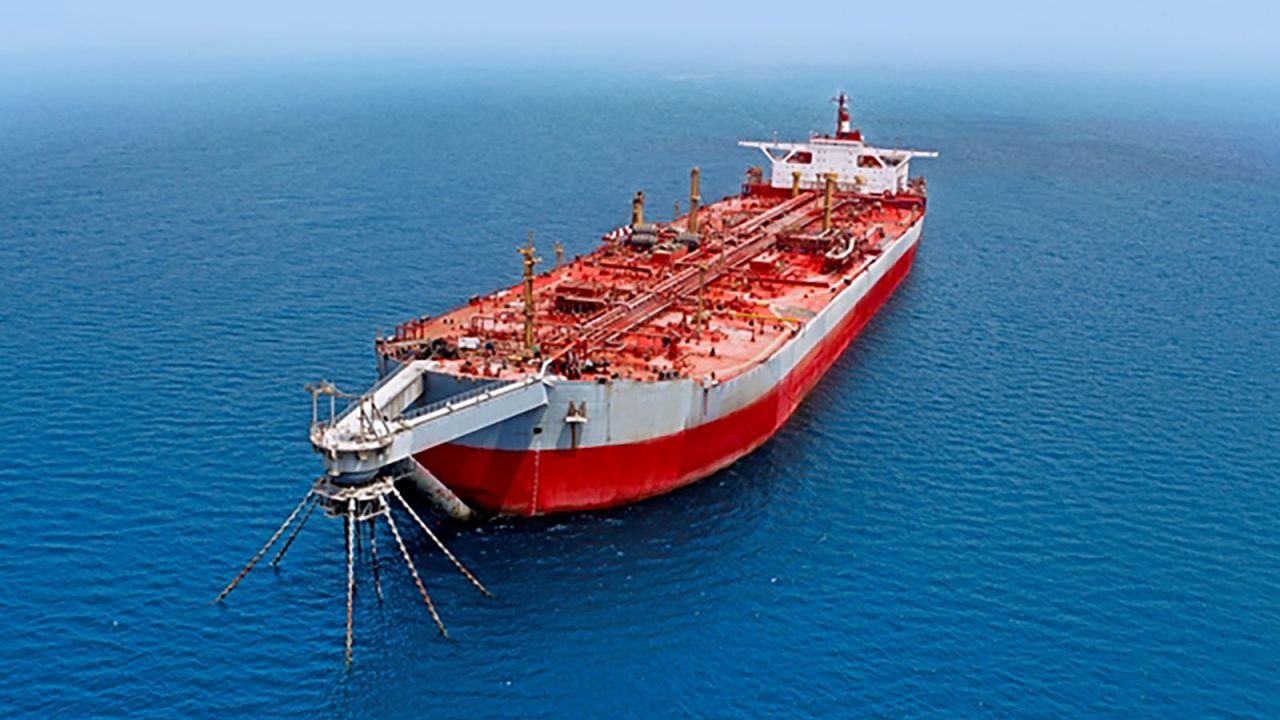 The aging tanker had been converted into a floating storage platform.