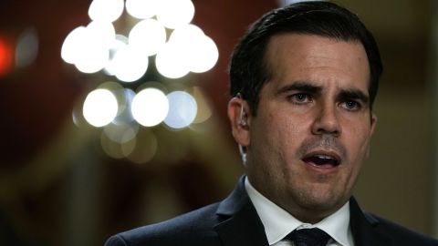 WASHINGTON, DC - DECEMBER 21: Puerto Rican Gov. Ricardo Rossello is interviewed by a TV channel after a House vote at the Capitol December 21, 2017 in Washington, DC. The House has passed a $81 billion emergency aid bill to help Texas, Florida, Puerto Rico and California to rebuild after natural disasters this year. (Photo by Alex Wong/Getty Images)