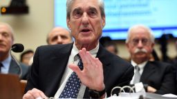 Former Special Prosecutor Robert Mueller testifies before Congress on July 24, 2019, in Washington, DC. - Mueller told US lawmakers Wednesday that his report on Russia election interference does not exonerate Donald Trump, as the president has repeatedly asserted. (Photo by SAUL LOEB / AFP)        (Photo credit should read SAUL LOEB/AFP/Getty Images)