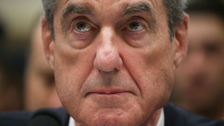 Former Special Counsel Robert Mueller is seated to testify before a House Intelligence Committee hearing on the Office of Special Counsel's investigation into Russian Interference in the 2016 Presidential Election on Capitol Hill in Washington, U.S., July 24, 2019. REUTERS/Leah Millis
