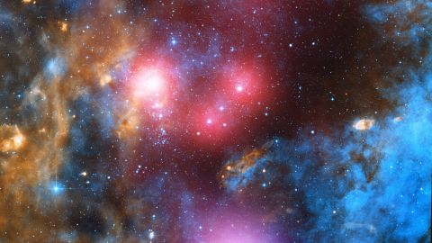 The Chandra X-ray Observatory has been capturing unique images of our universe for 20 years. In this new picture, a star cluster called Cygnus OB2 is full of massive stars that survive for just a few million years. For comparison, our sun has a 10 billion-year lifespan. 