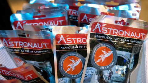 Yes, this is what freeze-dried ice cream looks like.