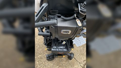 Davis' customized ride.