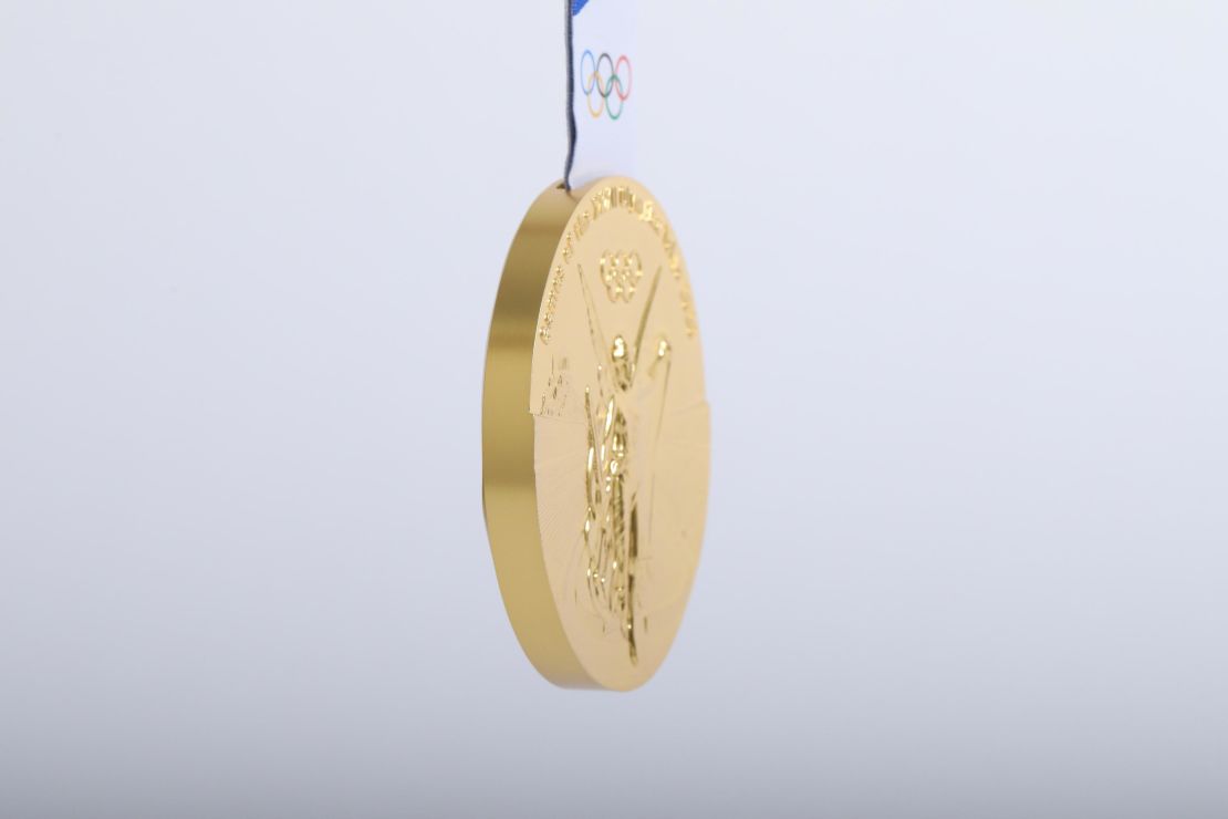 The medals will measure 12.1 millimeters at their thickest point.