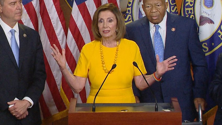 Nancy Pelosi Repeatedly Asked About Impeachment After Mueller Testimony