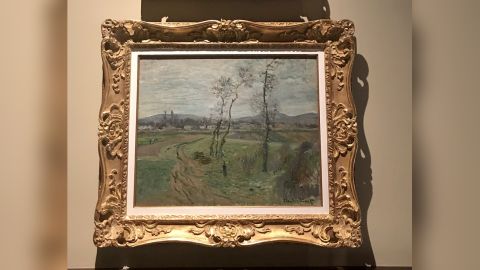 A painting by French impressionist Claude Monet was recovered by police.