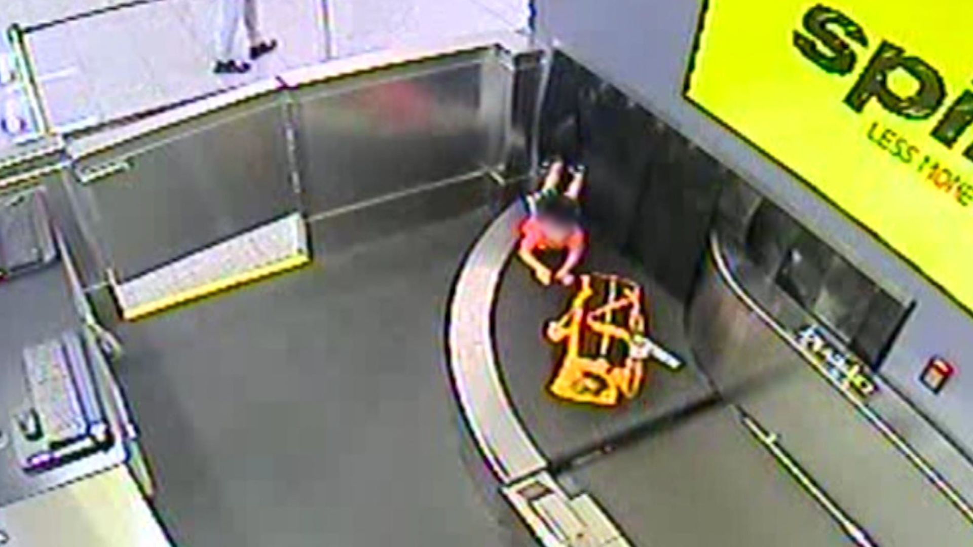 Toddler injured after ride down airport baggage conveyor belt | CNN