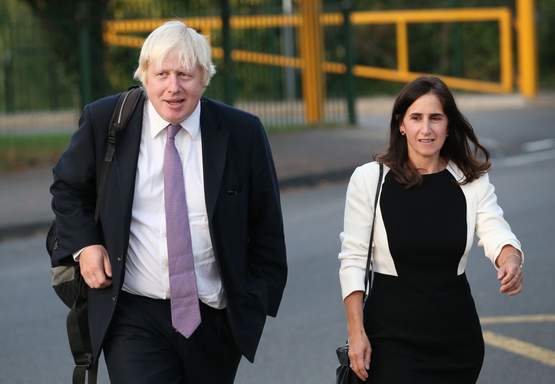 Boris Johnson and ex-wife Marina Wheeler pictured in 2014. 
