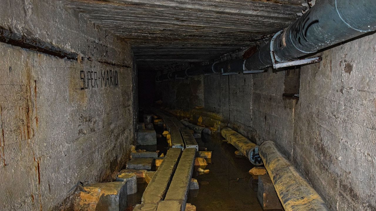 <strong>Drowned pathway: </strong>Some sections are almost completely submerged in water.
