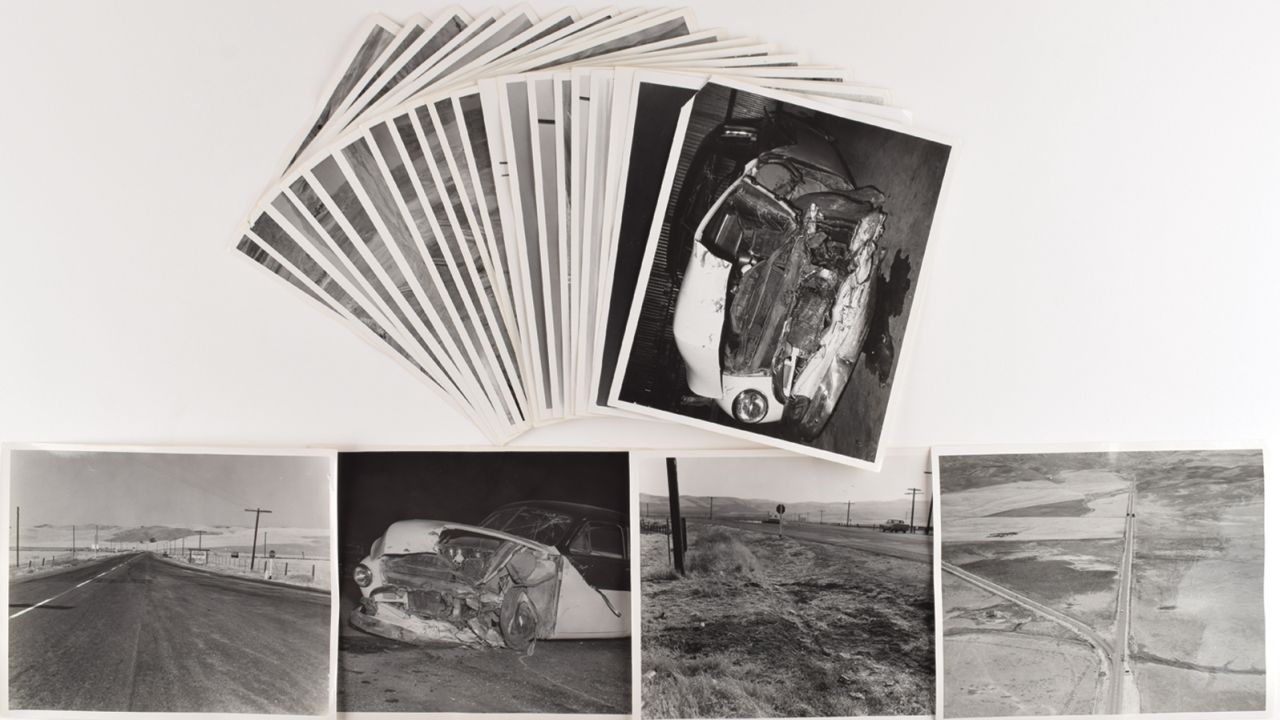 Neverreleased photos of James Dean's fatal car crash go up for auction