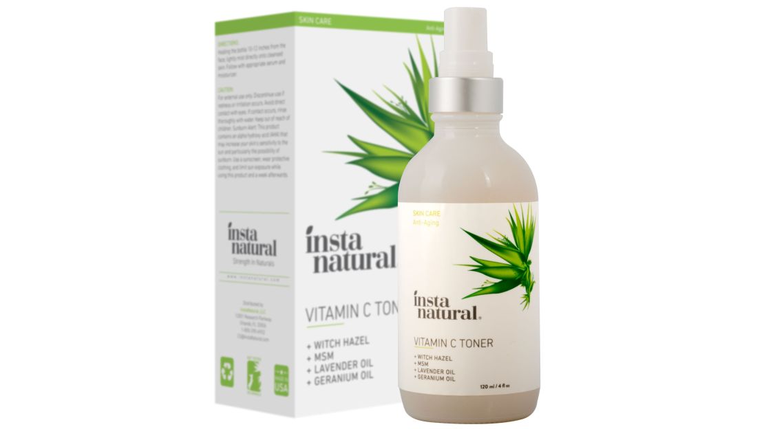 InstaNatural Vitamin C Toner, Witch Hazel Toner & Pore Minimizer