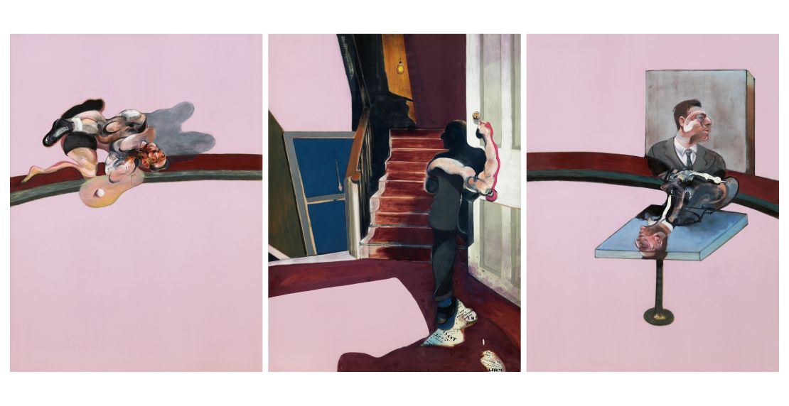 "In Memory of George Dyer" (1971) by Francis Bacon.