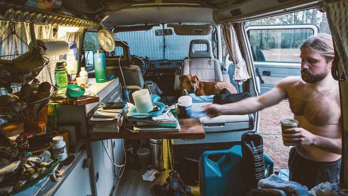 A lot of Van Life photographs invite you into the scene. 
