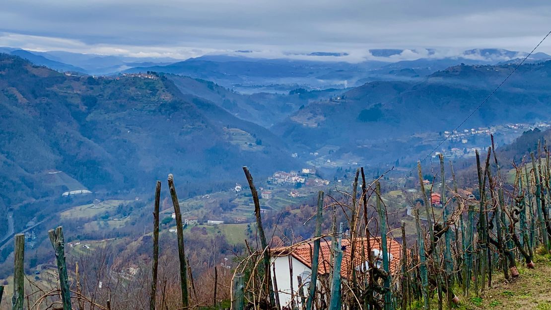 The vast view of Barga's valley is inviting. 
