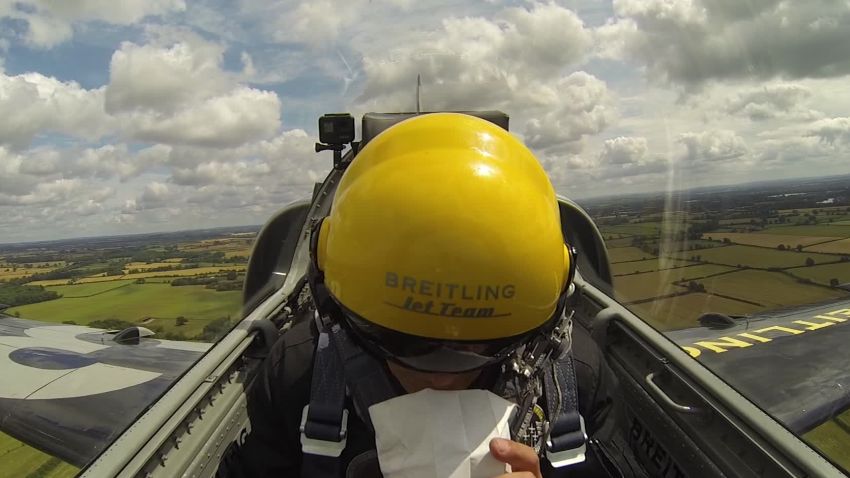 Richard Quest Breitling Jet Team