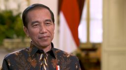 Anna Coren's Talk Asia interview with Indonesian President Joko Widodo at the Merdeka Palace in Jakarta
