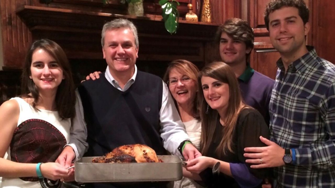 Tomeu Vadell and his family on Thanksgiving 2015 in Lake Charles, Louisiana. From left: Cristina (daughter), Tomeu, Dennysse (wife), Veronica (daughter), Diego (son), and Hayes (Veronica's husband).