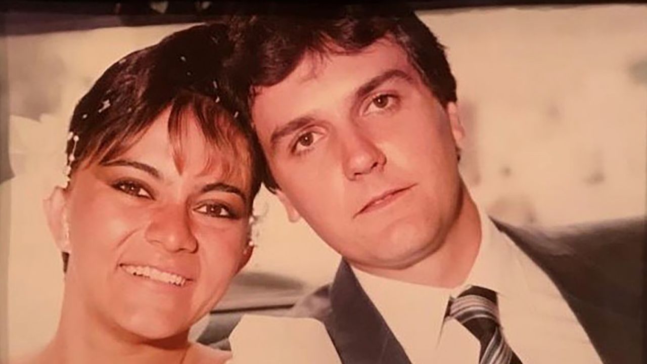 Tomeu and Dennysse Vadell on their wedding day, February 1986, in Caracas, Venezuela.