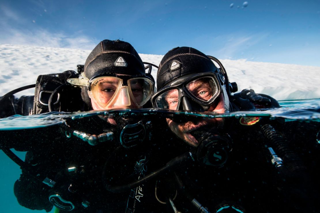 A totally waterproof drysuit is an absolute must for diving in the Southern Ocean.