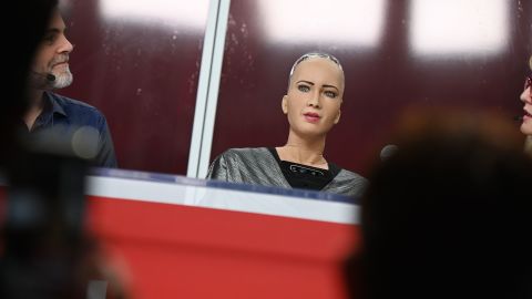Sophia, robot and public figure, was modeled after the British actress Audrey Hepburn.