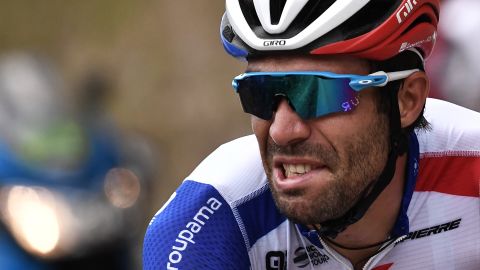 France's Thibaut Pinot was in fifth place before the start of Friday's stage.