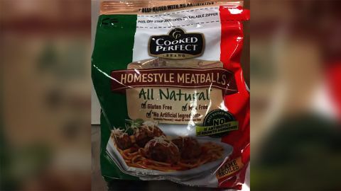 Cooked Perfect frozen meatballs are being recalled.