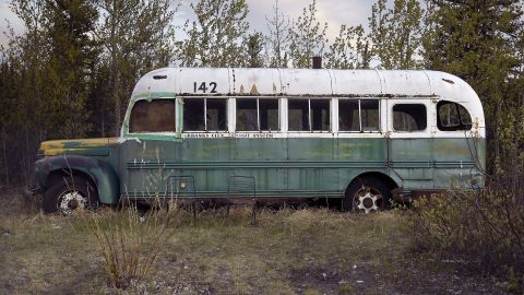 "Into the Wild" tells the story of Chris McCandless, who lived out of this bus for several months before he died in August 1992.