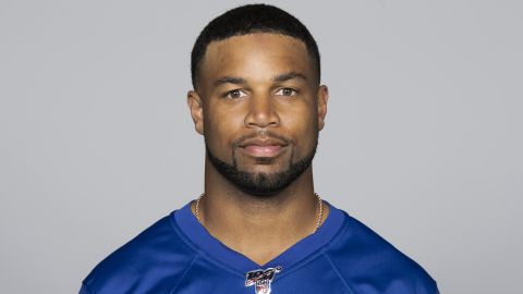 This is a 2019 photo of Golden Tate of the New York Giants NFL football team. 