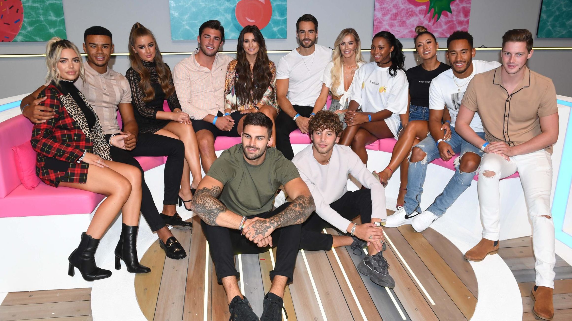 The cast of last year's "Love Island."