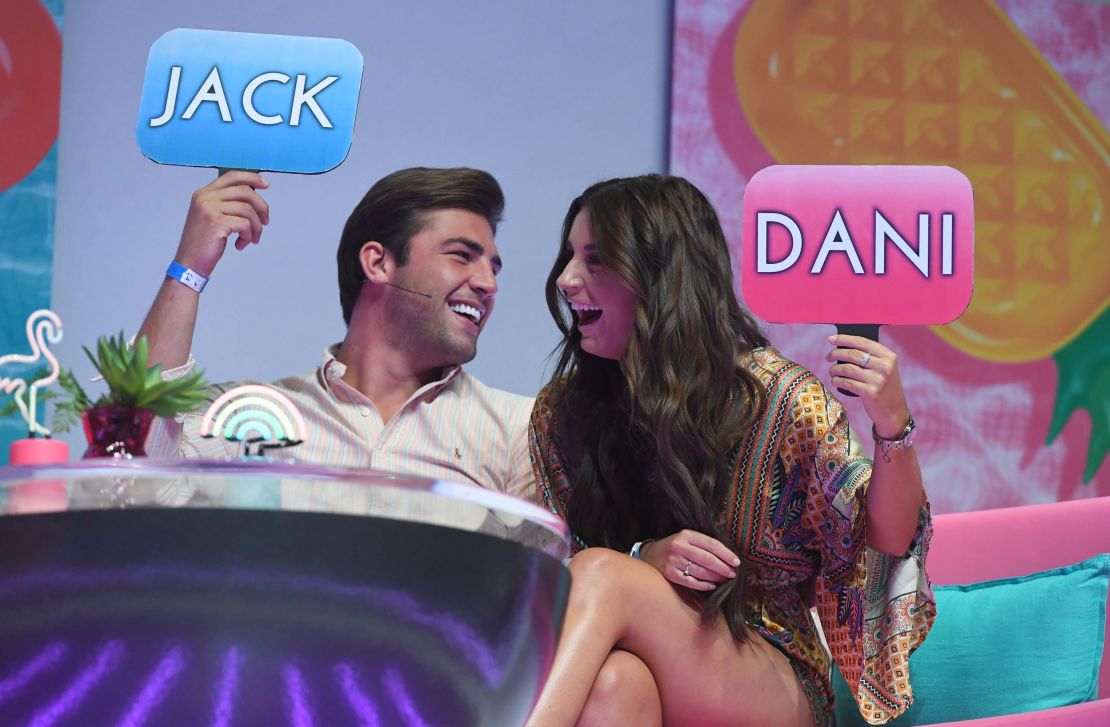The winners of "Love Island" 2018, Jack Fincham and Dani Dyer.