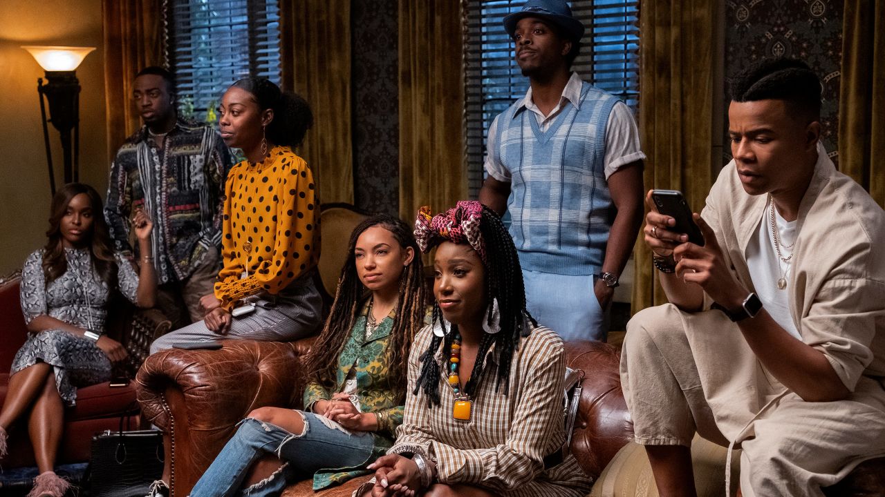 A scene from Netflix's "Dear White People," a comedy-drama set at a university.