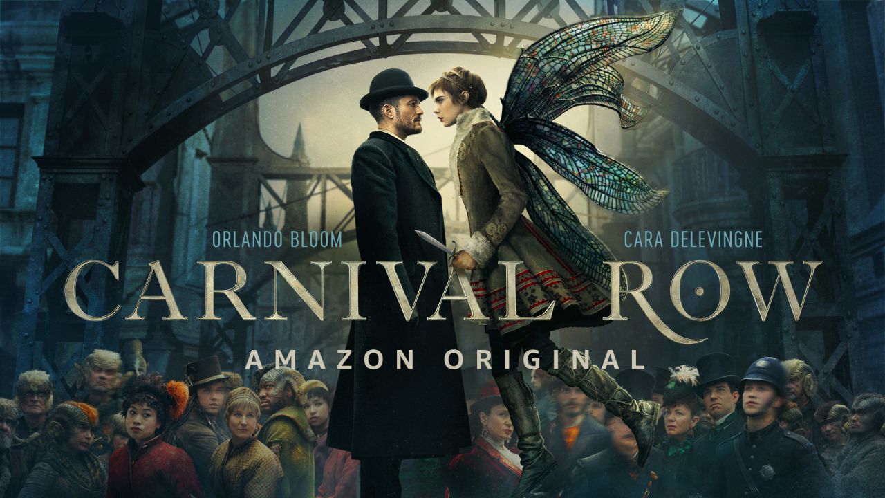 <strong>"Carnival Row"</strong>: Orlando Bloom and Cara Delevingne star in this Victorian fantasy world filled with mythological immigrant creatures. Feared by humans, they are forbidden to live, love, or fly with freedom. But even in darkness, hope lives, as a human detective and a faerie rekindle a dangerous affair. <strong>(Amazon Priime) </strong>