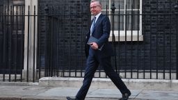 LONDON, ENGLAND - JULY 24: Michael Gove  leaves Number 10, Downing Street after being appointed Chancellor of the Duchy of Lancaster on July 24, 2019 in London, England. Boris Johnson took the office of Prime Minister of the United Kingdom of Great Britain and Northern Ireland this afternoon and immediately began appointing new Cabinet Ministers. Former Foreign secretary and leadership rival Jeremy Hunt returns to the back benches, along with Liam Fox, Jeremy Wright, Penny Mordaunt and Karen Bradley.  (Photo by Jeff J Mitchell/Getty Images)