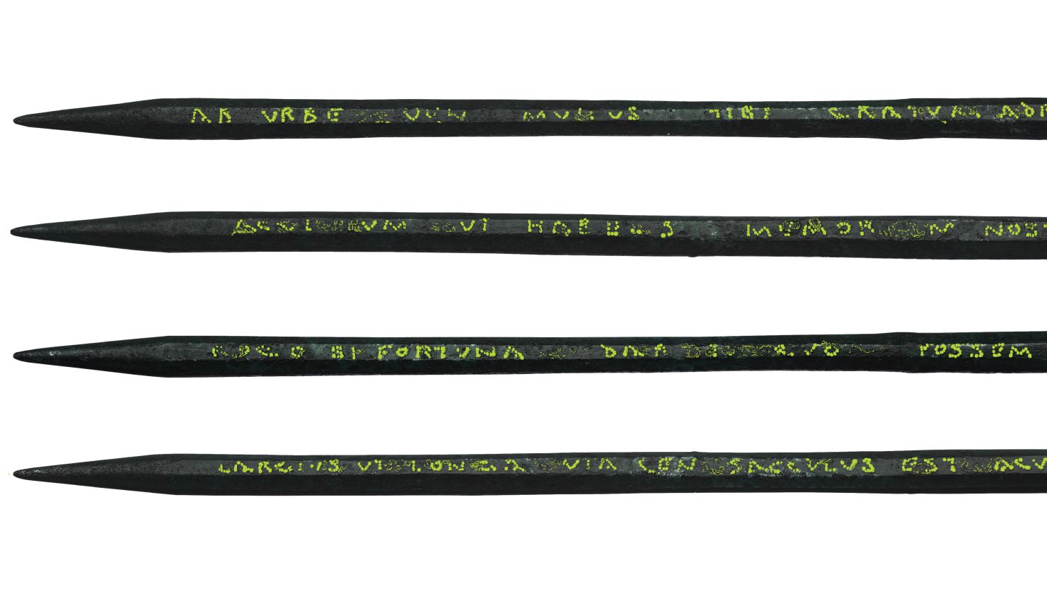 Ancient Roman pen with an inscribed joke found under streets of London