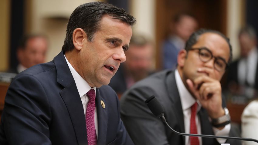 WASHINGTON, DC - JULY 24: Rep. John Ratcliffe (R-TX) questions former Special Counsel Robert Mueller as he testifies before the House Intelligence Committee about his report on Russian interference in the 2016 presidential election in the Rayburn House Office Building July 24, 2019 in Washington, DC. Earlier in the day Mueller testified before the House Judiciary Committee. (Photo by Chip Somodevilla/Getty Images)