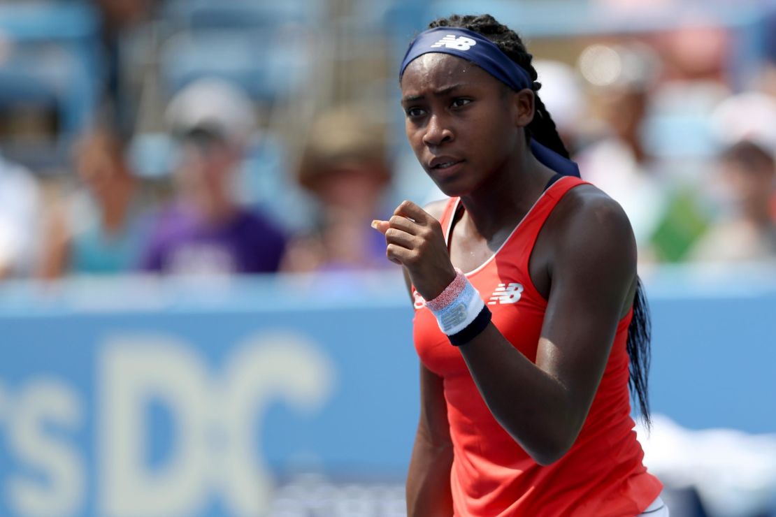 Cori "Coco" Gauff told CNN Sport she has to improve her entire game to become a champion.