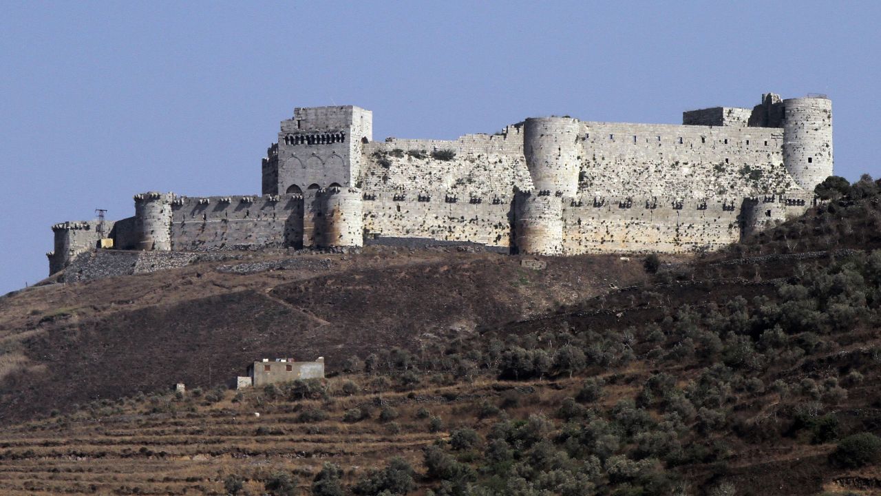 Krak des Chevaliers was created in the 12th century by the Knights of St John.