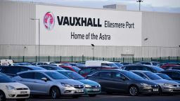Automobiles sit in the car park at the Vauxhall production line plant and distribution center in Ellesmere Port, U.K., on Monday, Nov. 6, 2017. PSA Group Chief Executive Officer Carlos Tavares will lay out a strategy to revive the struggling Opel and Vauxhall brands, which PSA bought with the aim of creating a European automotive champion to challenge Volkswagen AGs dominance. Photographer: Anthony Devlin/Bloomberg via Getty Images