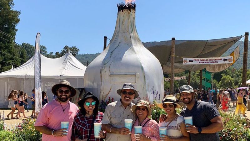 These photos of the Garlic Festival before the shooting are happy — and
