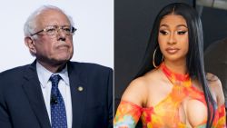 sanders cardi b split RESTRICTED