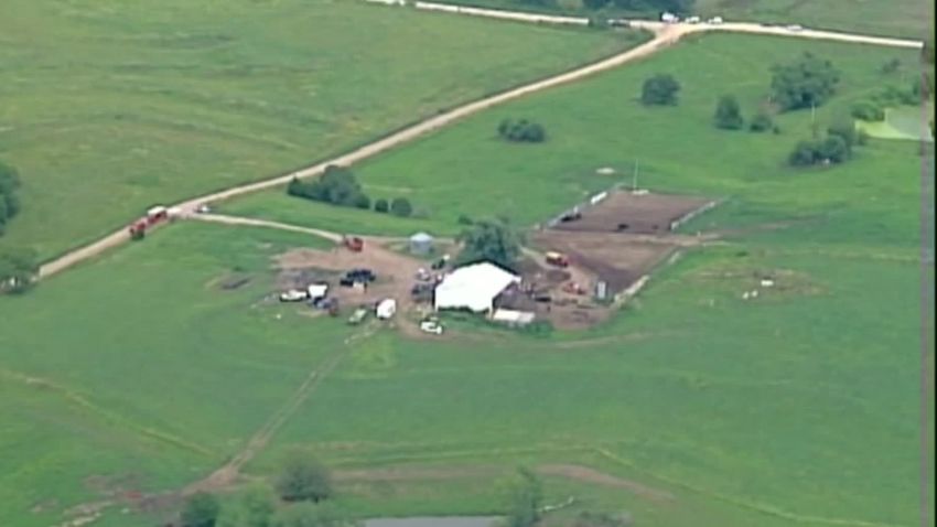 Authorities are searching this Braymer, Missouri farm