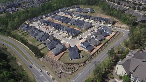 The smart neighborhood in the suburbs of Birmingham, Alabama envisages what homes will look like in 2040