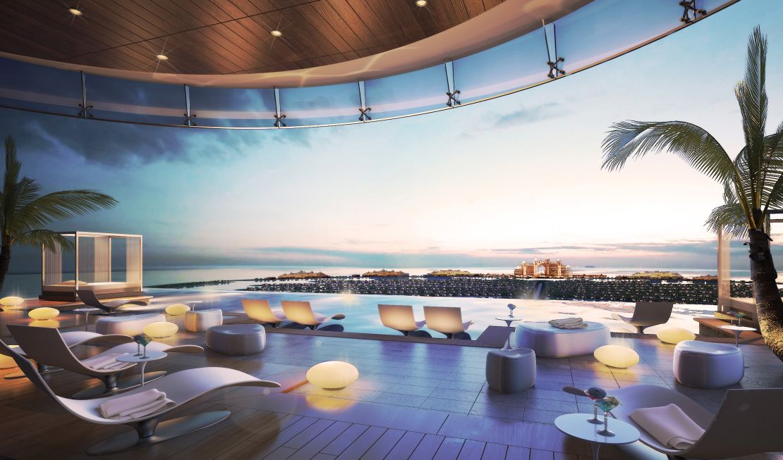 The infinity pool won't be the only attraction at The View -- there will also be a restaurant and observatory.