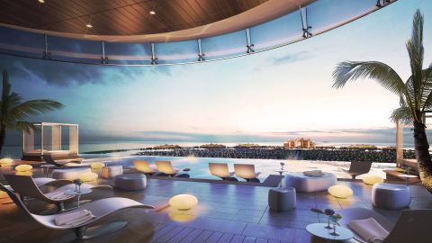 The infinity pool won't be the only attraction at The View -- there will also be a restaurant and observatory. 
